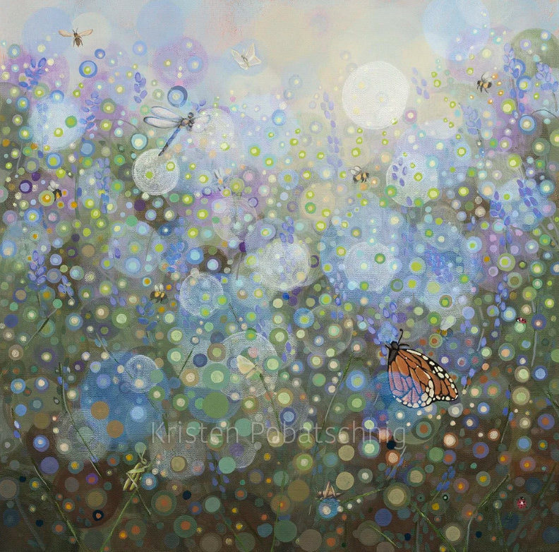 In the Backyard - 8"x8" Fine Art Print