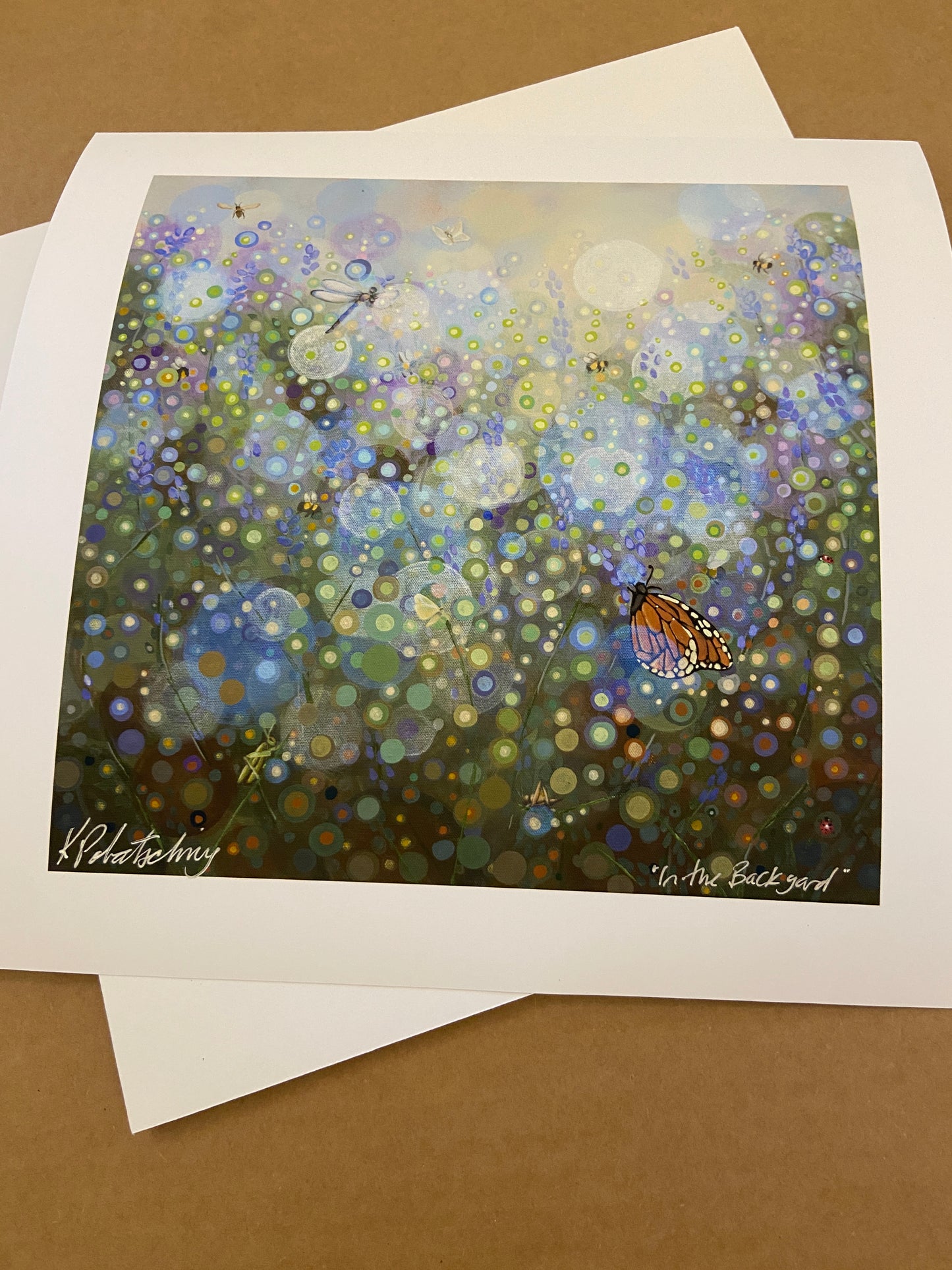 In the Backyard - 8"x8" Fine Art Print