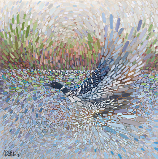 Loon Canvas Print - Running Start