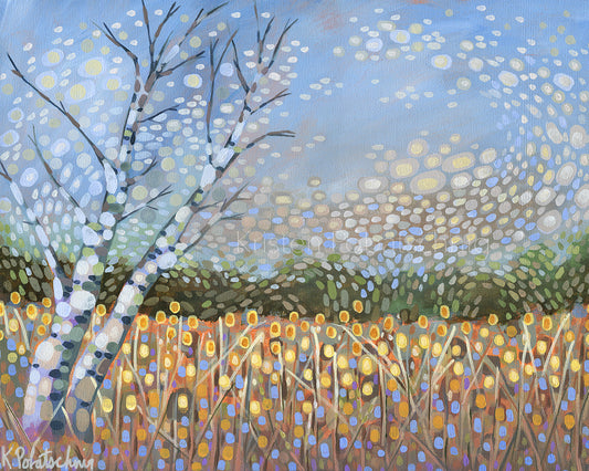 Clouds over the Marsh - Canvas Print