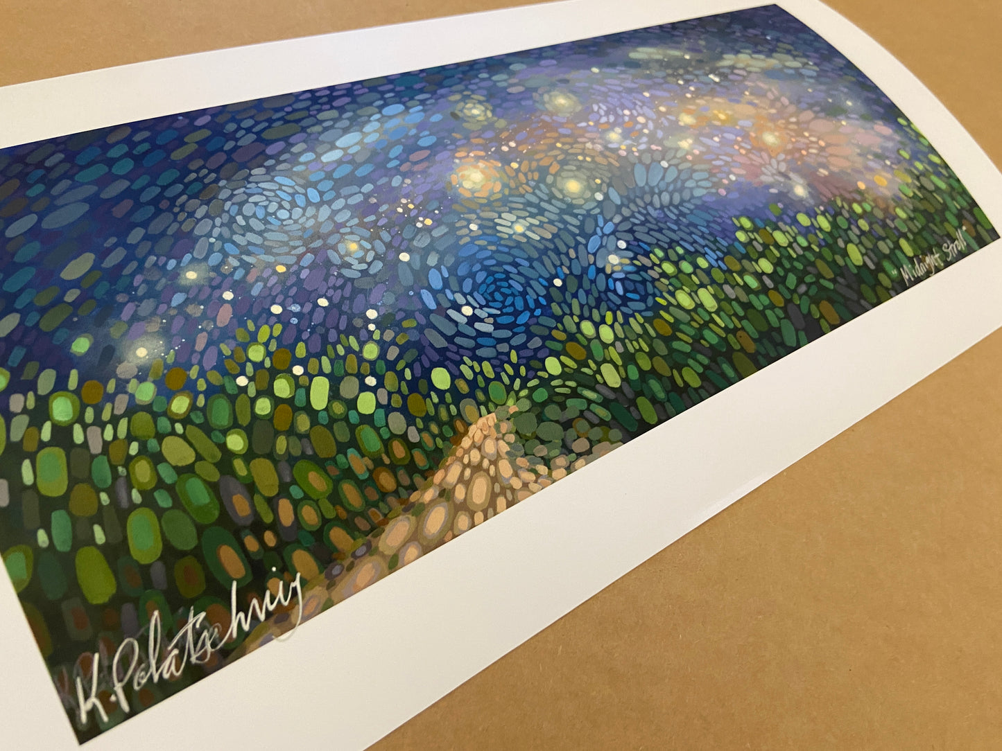 Midnight Stroll - 5"x12" Fine Art Print