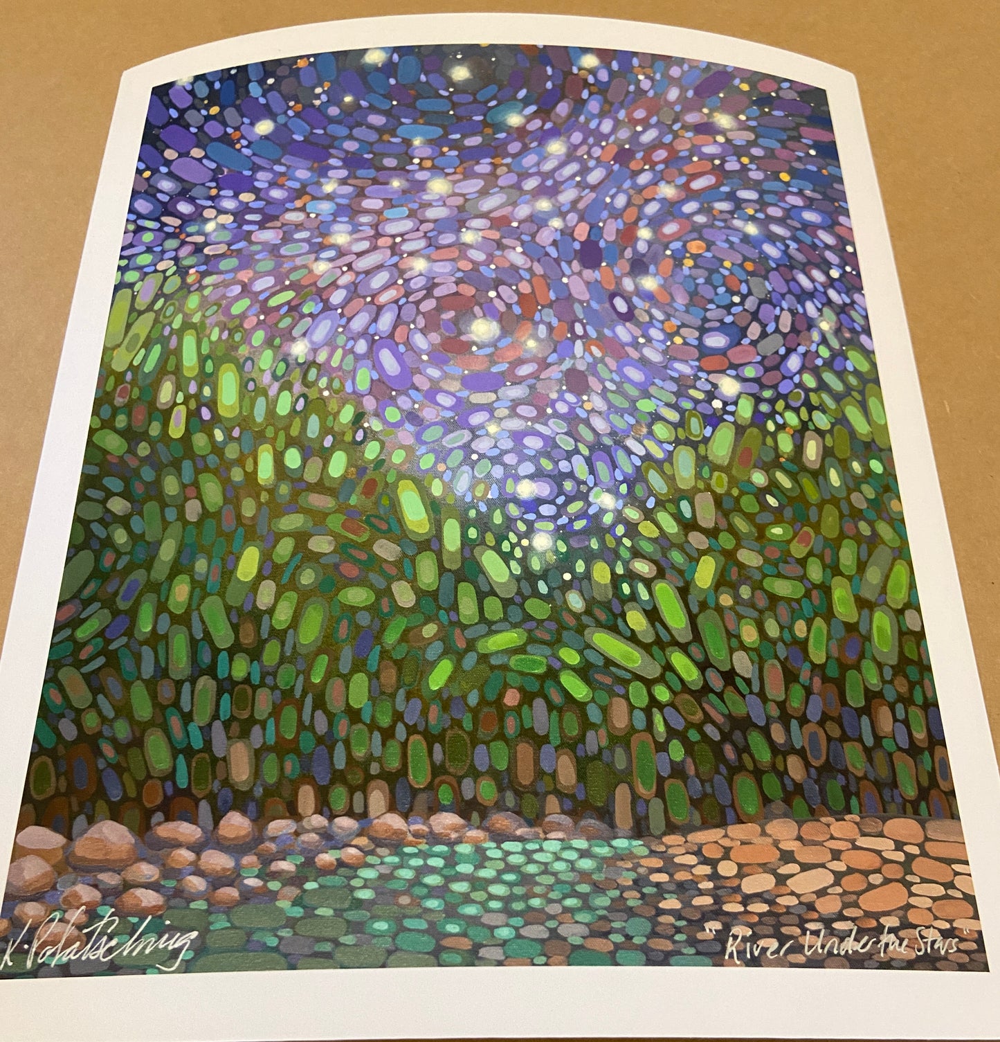 River Under the Stars - 8"x10" Fine Art Print