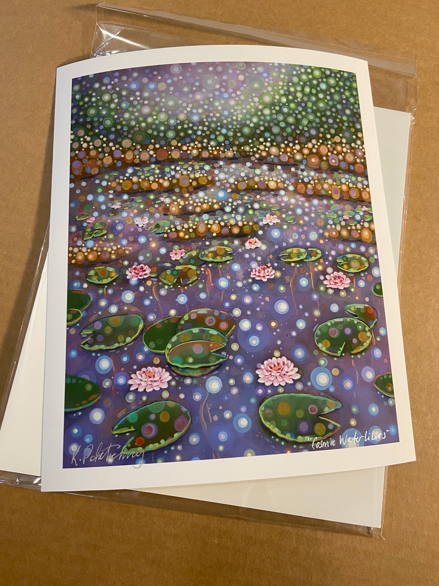 Cosmic Water Lilies - 8"x10" Fine Art Print