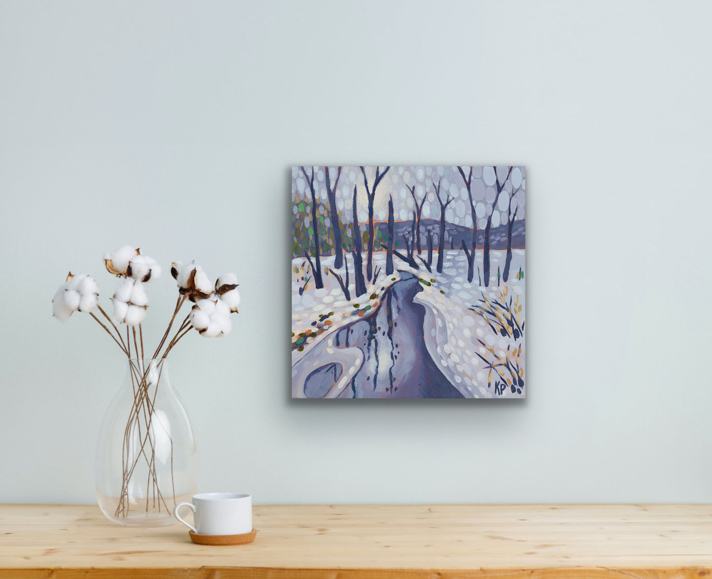 Thawing Out - 12" Canvas Print