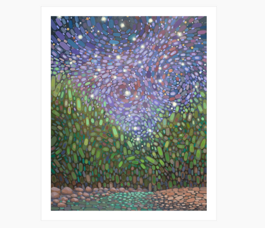 River Under the Stars - 8"x10" Fine Art Print